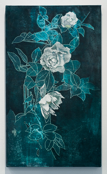 サザンカ　
－Camellia sasanqua－　　M6　40.9×24.3cm　　2010
